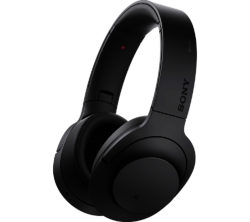 SONY h.ear on MDR-100ABN Wireless Bluetooth Noise-Cancelling Headphones - Black